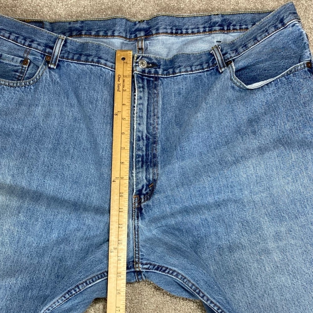 Levis 560 Comfort Fit Tapered Leg Jeans Mens Sz 48x32 Blue Classic Rugged Denim - Picture 8 of 16